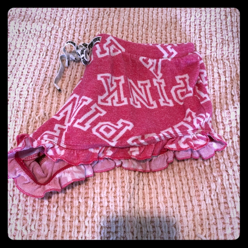 Pink Girls Pajama Shorts